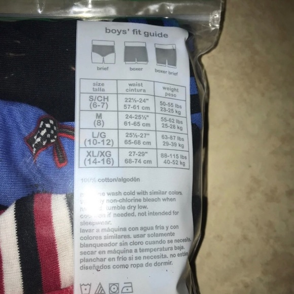 NWT - 5 Pack Boys’ Briefs Size M - 8 - Picture 4 of 4